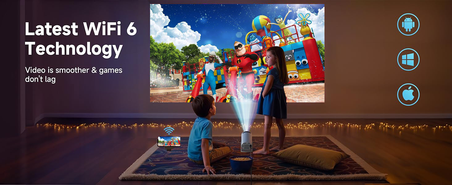 Thunrlge projector outdoor movie night - View 2